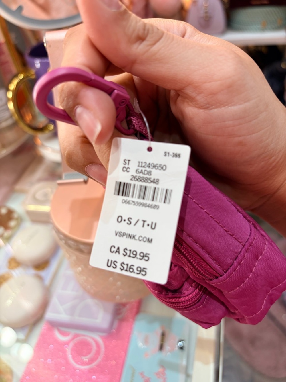 New VSPink Mini Backpack Keychain - Picture 4 of 5